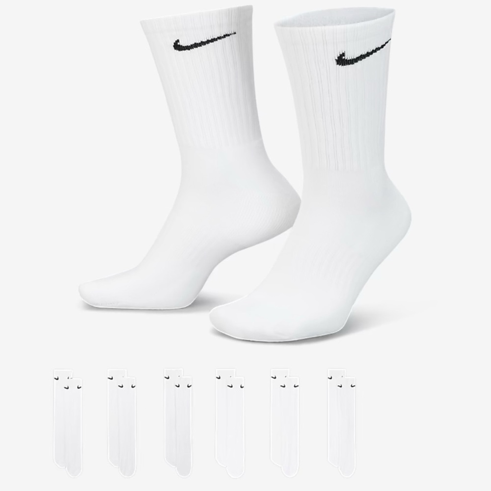 Nike Cushioned Crew Socks (6 pack)